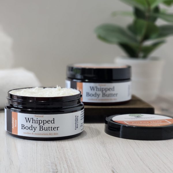 Whipped Shea Body Butter: Amber Noir