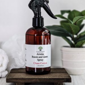 Natural Room & Linen Aroma Spray: Clean Cotton