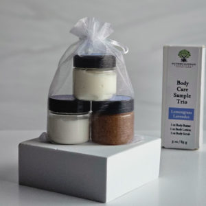 Body Care Sample Trio: Lemongrass Lavender
