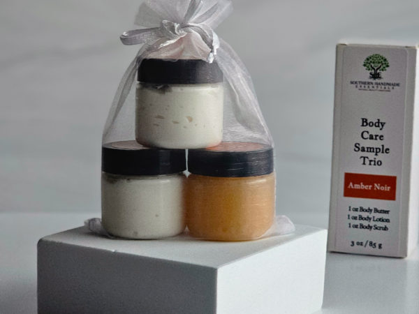 Body Care Sample Trio: Amber Noir