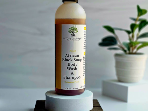 Body Cleansing Wash & Shampoo: African Black Soap