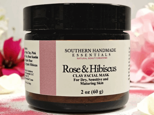 Clay Fask Mask: Rose & Hibiscus
