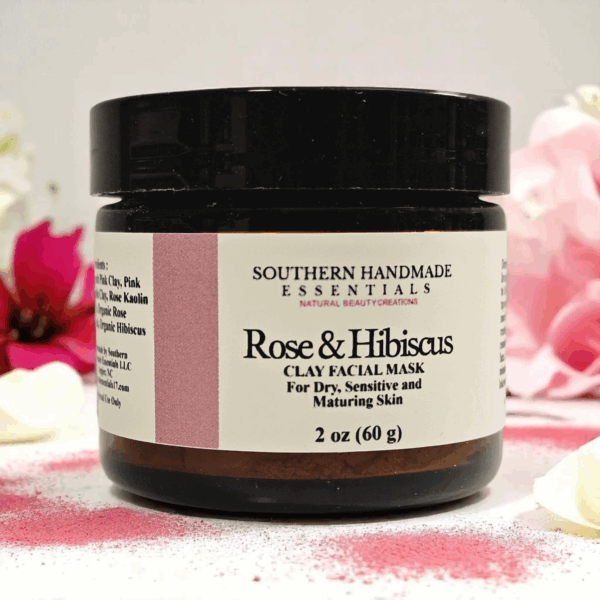 Clay Fask Mask: Rose & Hibiscus