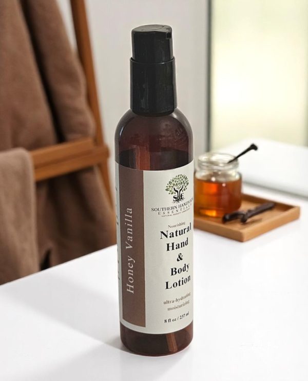 Nourshing Hand & Body Lotion: Honey Vanilla