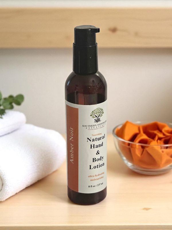 Nourshing Hand & Body Lotion: Amber Noir