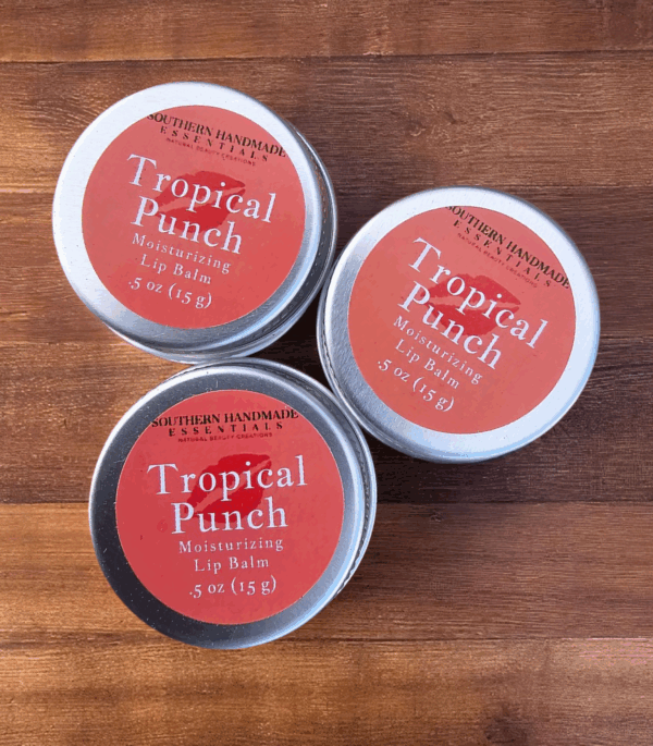 Natural Lip Balm: Tropical Punch