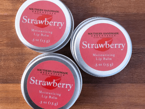Natural Lip Balm: Strawberry