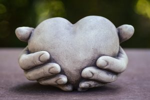 heart, love, hands, stone sculpture, artwork, heart, heart, heart, heart, heart